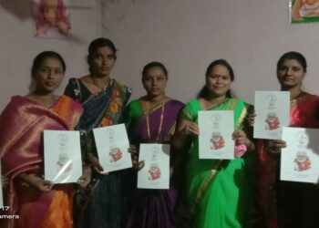 मोरया प्रतिष्ठान तर्फे सीमा एकतपुरे व अश्विनी भानवसे यांचा सत्कार