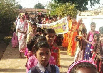 टाळ मृदूंगाच्या गजराने दुमदुमली अडेगाव नगरी