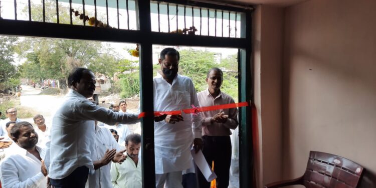 माजरी येथील सेवा सहकारी संस्थेच्या कार्यालयाचे उद्घाटन संपन्न