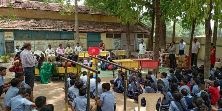 जि.प.उ.प्रा.शाळा,चंदनखेडा येथे पार पडला शाळा पुर्व तयारी मेळावा
