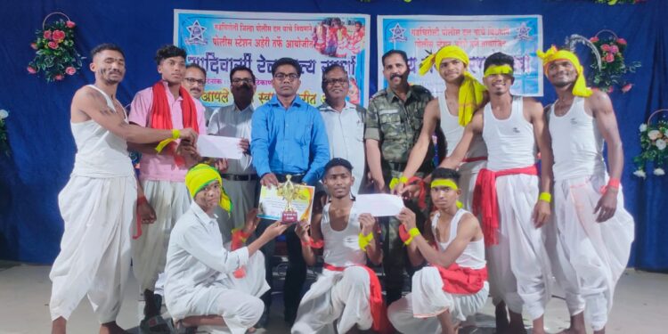 आलापल्ली येथे जनजागरण मेळावा व रेला नृत्य