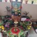आनंद निकेतन कनिष्ठ महाविद्यालयात शेवंती प्रदर्शन व महिला सक्षमीकरण यावर रांगोळी स्पर्धा