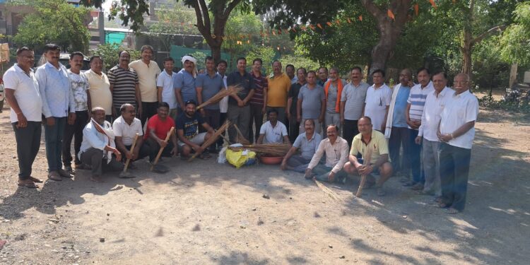 मीरा कॉलनी येथील स्वच्छता मोहीम ठरली प्रेरणादायक