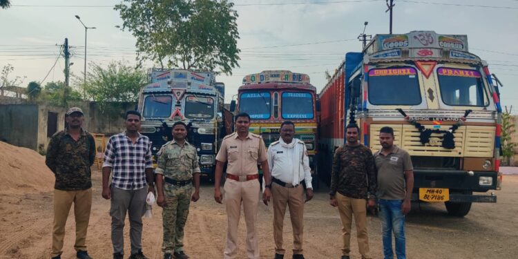 गोंडपिपरी पोलिसांनी रोखली तेलंगणात होणारी जनावरांची तस्करी