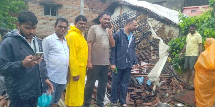 मुल शहरात पावसाचं थैमान