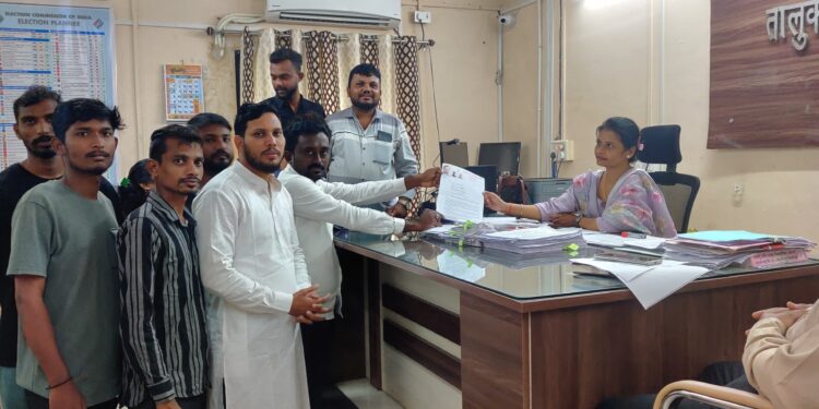 मुल तालुक्यात ओला दुष्काळ जाहीर करून शेतकऱ्यांना तत्काळ मदत जाहीर करा-मंगेश पोटवार