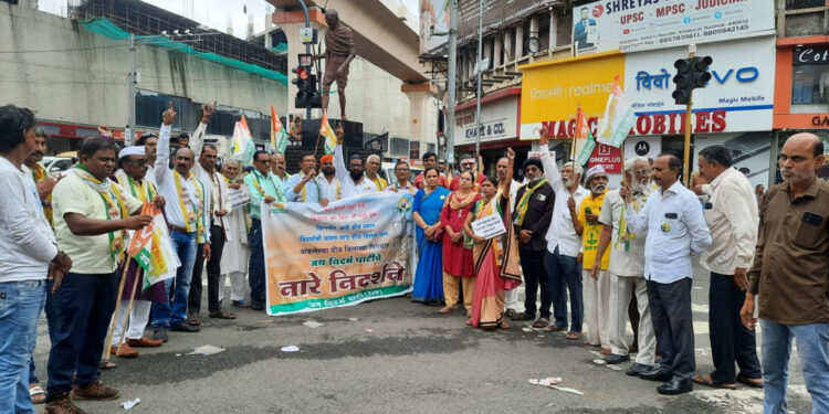 वीज दरवाढी विरोधात जय विदर्भ पार्टी आक्रमक