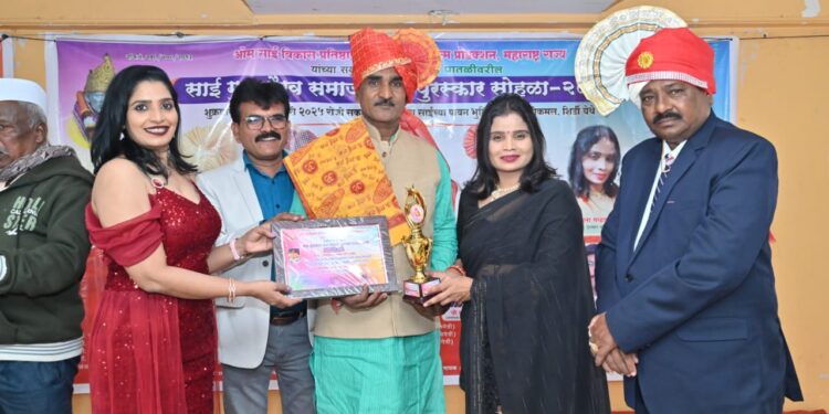 राष्ट्रीय पातळीवरील साई गुणगौरव समाजभूषण पुरस्कार 2025 चे मानकरी बाळासाहेब नरारे