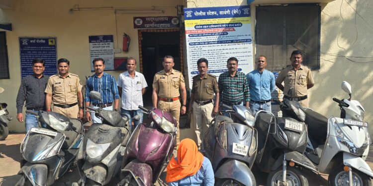 सावंगी मेघे पोलीसांकडून मोटरसायकल चोरीचा गुन्हा उघड