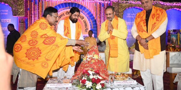 चांगल्या कामांत सुधीरभाऊ नेहमी पुढे – उपमुख्यमंत्री एकनाथ शिंदे