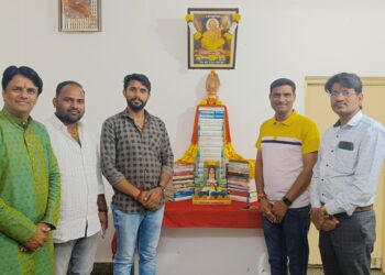 ज्ञानदीप ग्रंथालयने उभारली ‘पुस्तकांची गुढी’