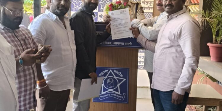 जिल्ह्यातील गुन्हेगारीला आळा घालण्यासाठी ‘पोलीस मित्र’ यंत्रणा प्रभावीपणे राबवा – युवासेनेचं पोलीस अधीक्षकांना निवेदन