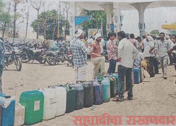 पिशोर परिसरात डिझेल टंचाई शेत मशागतीची कामे खोळंबली शेतकऱ्यांची गैरसोय