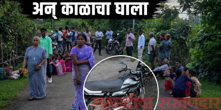 रोजंदारीवरून पत्नीला आणण्यासाठी निघालेल्या पतीचा दुर्दैवी अंत; दुचाकी अपघाताने परिसरात हळहळ